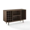 Kirkland's Home Josette Wood Open Wine Cabinet- Cabinets & Sideboards