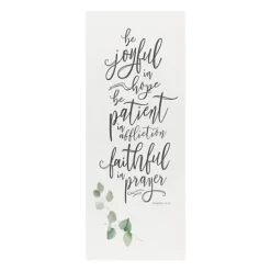 Kirkland's Home Joyful In Hope Canvas Art Print- Wall Quotes & Signs