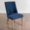 Kirkland's Home Julia Navy Upholstered Dining Chair- Dining Chairs