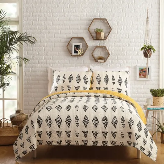 Kirkland's Home Justina Blakeney Beaded 3-Pc. King Quilt Set- Quilts