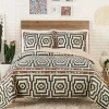 Kirkland's Home Justina Blakeney Black Hypnotic Queen Quilt Set- Quilts