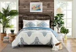 Kirkland's Home Justina Blakeney Blue All Dance Queen Duvet Set- Duvets