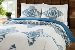 Kirkland's Home Justina Blakeney Blue All Dance Queen Duvet Set- Duvets