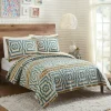 Kirkland's Home Justina Blakeney Blue Hypnotic Queen Quilt Set- Quilts