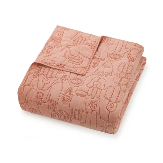 Kirkland's Home Justina Blakeney Blush Hamsa Queen Quilt Set- Quilts