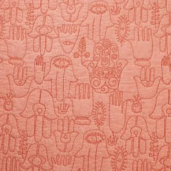 Kirkland's Home Justina Blakeney Blush Hamsa Queen Quilt Set- Quilts