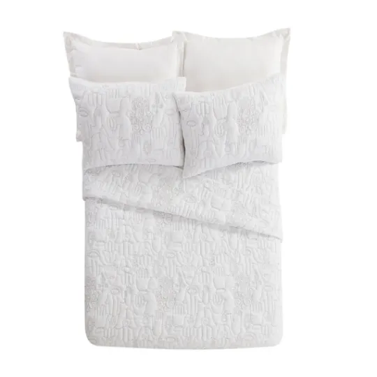 Kirkland's Home Justina Blakeney Cloud Hamsa King Quilt Set- Quilts