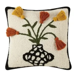 Kirkland's Home Justina Blakeney Primavera Plant Wool Pillow- Pillows