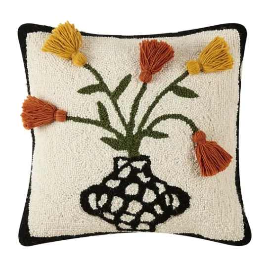 Kirkland's Home Justina Blakeney Primavera Plant Wool Pillow- Pillows