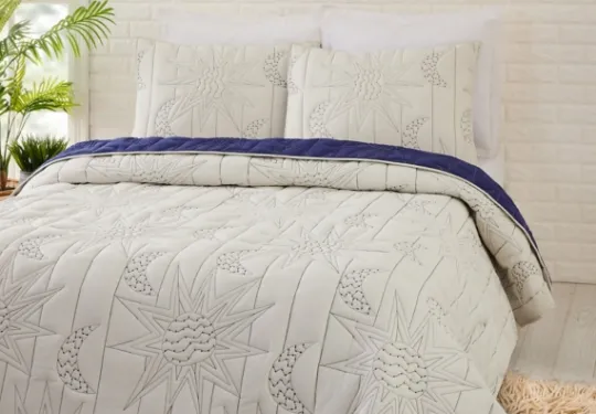 Kirkland's Home Justina Blakeney Sun & Moon Full/Queen Quilt Set- Quilts