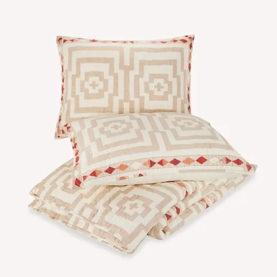 Kirkland's Home Justina Blakeney Yellow Hypnotic King Quilt Set- Quilts