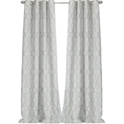 Kirkland's Home Kale Interlocked Single Curtain Panel, 84 In.- Curtains & Drapes
