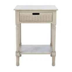 Kirkland's Home Karson Carved Turned Legs Accent Table- Accent & End Tables