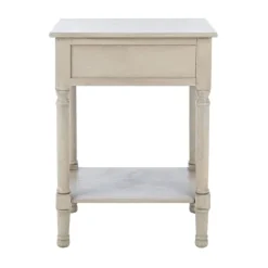 Kirkland's Home Karson Carved Turned Legs Accent Table- Accent & End Tables
