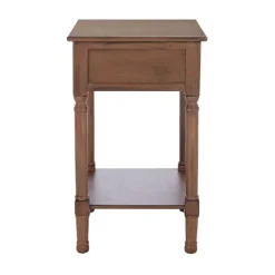 Kirkland's Home Karson Carved Turned Legs Accent Table- Accent & End Tables