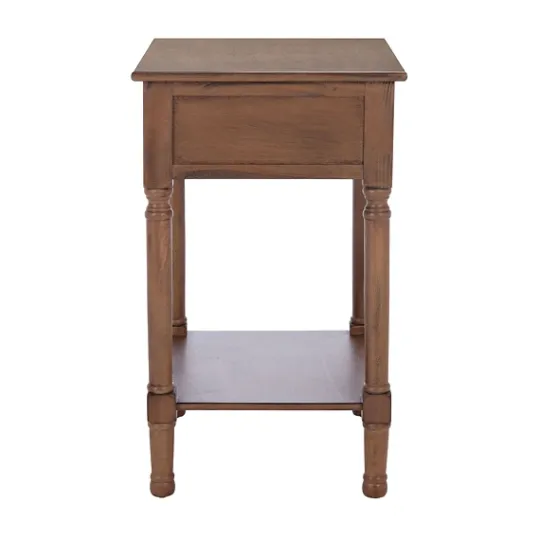 Kirkland's Home Karson Carved Turned Legs Accent Table- Accent & End Tables