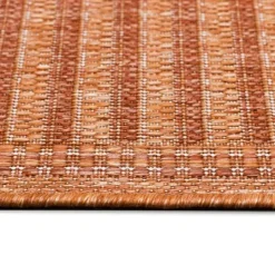 Kirkland's Home Kaya Rust Gradient Indoor/Outdoor Area Rug, 4X7- Outdoor Rugs