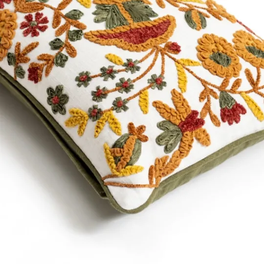 Kirkland's Home Kaysari Floral Lumbar Pillow- Pillows