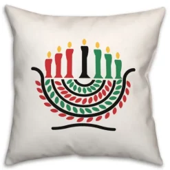 Kirkland's Home Kinara Kwanza Decorative Throw Pillow- Wall Plaques