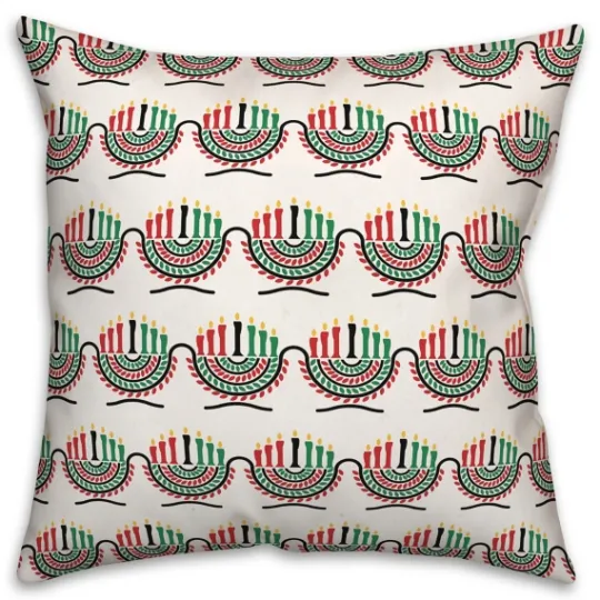 Kirkland's Home Kinara Kwanza Decorative Throw Pillow- Wall Plaques