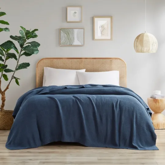 Kirkland's Home King Rylan Knit Blanket- Blankets & Throws