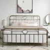 Kirkland's Home King Size Bronze Pipe Bed Frame- Beds & Headboards