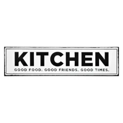Kirkland's Home Kitchen Good Food Good Friends Good Times Plaque- Wall Quotes & Signs