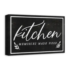 Kirkland's Home Kitchen Memories Canvas Wall Plaque- Wall Quotes & Signs