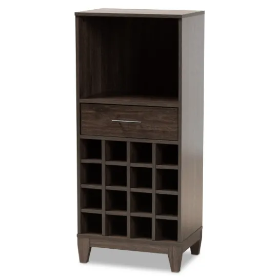 Kirkland's Home Kitredge Dark Wine Cabinet- Cabinets & Sideboards