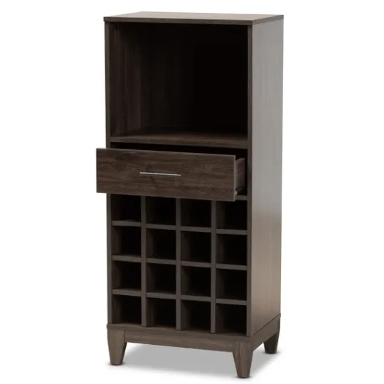 Kirkland's Home Kitredge Dark Wine Cabinet- Cabinets & Sideboards