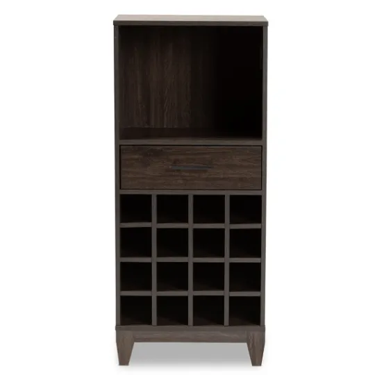 Kirkland's Home Kitredge Dark Wine Cabinet- Cabinets & Sideboards