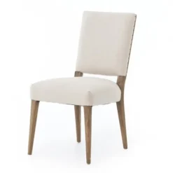 Kirkland's Home Kurt Natural Linen Dining Chair- Dining Chairs