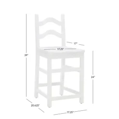 Kirkland's Home Ladder Back Counter Stools, Set Of 2- Bar Stools & Counter Height Stools