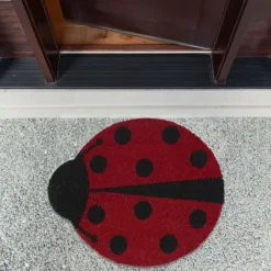 Kirkland's Home Ladybug Shaped Doormat- Doormats