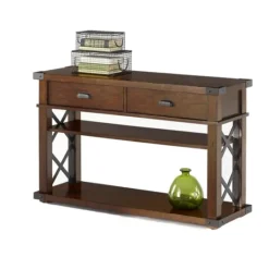 Kirkland's Home Lambert Double X Frame Console Table- Console Tables