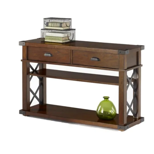Kirkland's Home Lambert Double X Frame Console Table- Console Tables