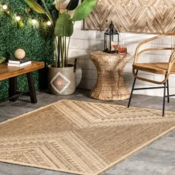 Kirkland's Home Landy Aztec Outdoor Rug, 5X8- Outdoor Rugs