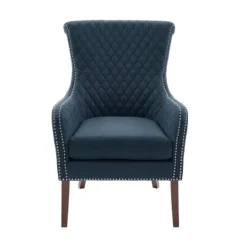 Kirkland's Home Lanea Quilted Accent Chair With Silver Studs- Accent Chairs