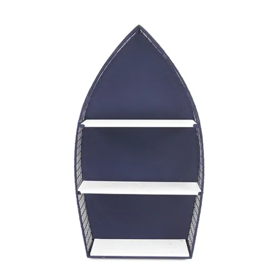 Kirkland's Home Large Navy And White Rowboat Bookshelf, 30 In.- Shelves
