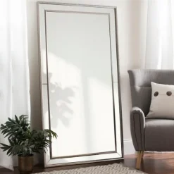 Kirkland's Home Large Silver Luxe Mirror, 37.2X67.2 In.- Decorative Mirrors