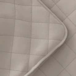 Kirkland's Home Latte Stitched Diamond 3-Pc. Queen Quilt Set- Quilts