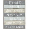 Kirkland's Home Laughter Never Ends Framed Canvas Art Print- Wall Quotes & Signs