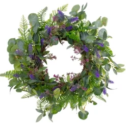 Kirkland's Home Lavender And Catnip Wild Floral Wreath- Wreaths