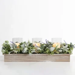 Kirkland's Home Lavender And Lambs Ear Centerpiece- Arrangements & Greenery