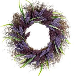Kirkland's Home Lavender Leaf Spiral Wreath- Wreaths