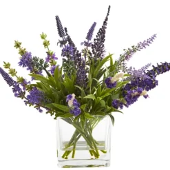 Kirkland's Home Lavender Wreath And Arrangement 2-Pc. Set- Wreaths