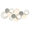 Kirkland's Home Layered Herringbone Plates Wall Plaque- Wall Plaques