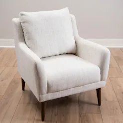 Kirkland's Home Layla Vanilla Speckle Armchair- Accent Chairs
