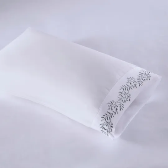 Kirkland's Home Leafy Vine Hem Microfiber 4-Pc. Full Sheet Set- Bed Sheets