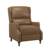 Kirkland's Home Leather Nailhead Trim Classic Recliner- Accent Chairs